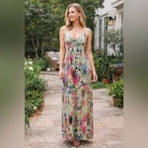 FRESH FX | Boutique Mosaic Maxi Dress